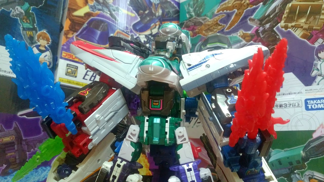 【#シンカリオン チェンジザワールド】ご要望により、一気に限界突破‼️　8体のシンカリオン+αで俺合体レビュー❗　〘#プラレール 〙