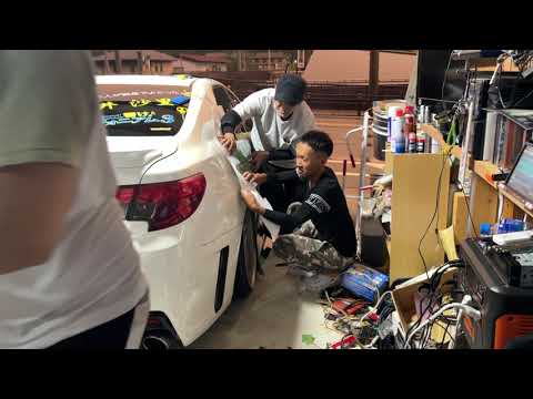 友人の痛車施工を手伝ってみた！