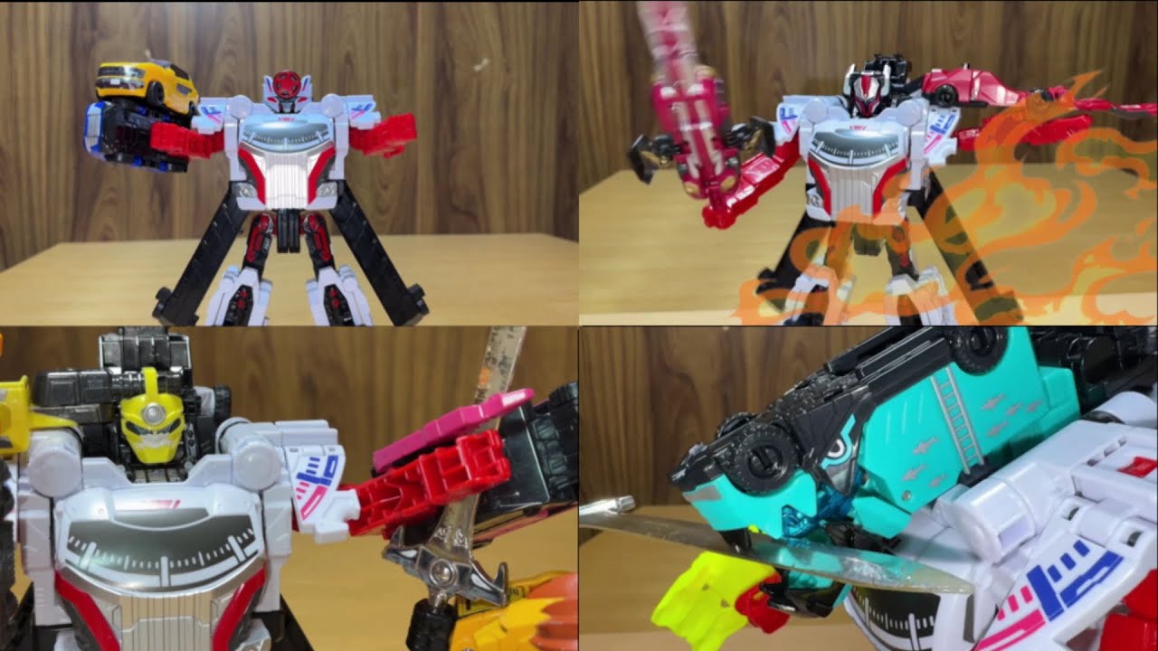 【爆上合体総集編2】爆上戦隊ブンブンジャー 爆上巨人劇中合体シーン再現/Bakuage Sentai Boonboomger  a faithfully reproduced video