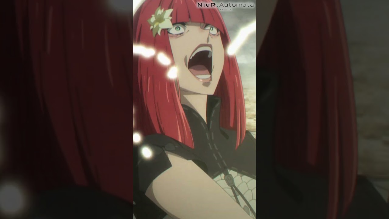 「お前は…後悔するなよ！」アニメ『NieR:Automata Ver1.1a』第2クール放送中 #ニーア #NieR #ニーアオートマタ #shorts