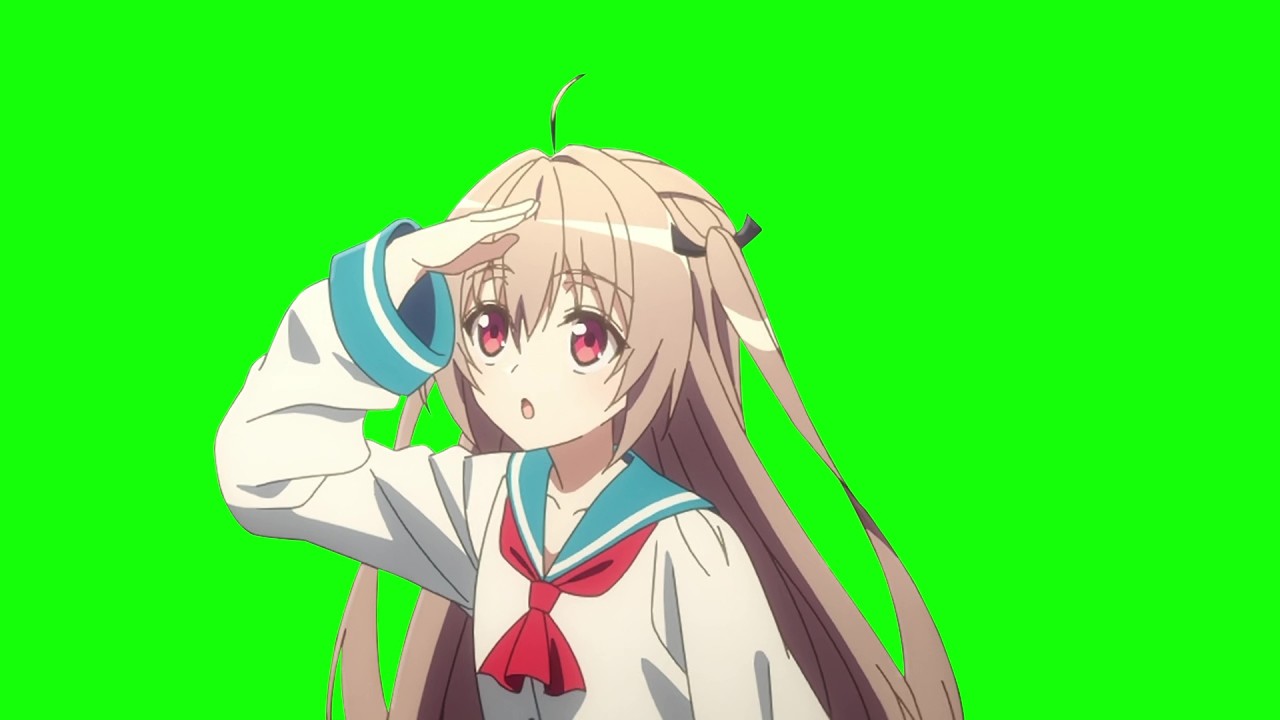 【Atri】Green Screen - Anime Girl【Atri: My Dear Moments】GB素材 No 83