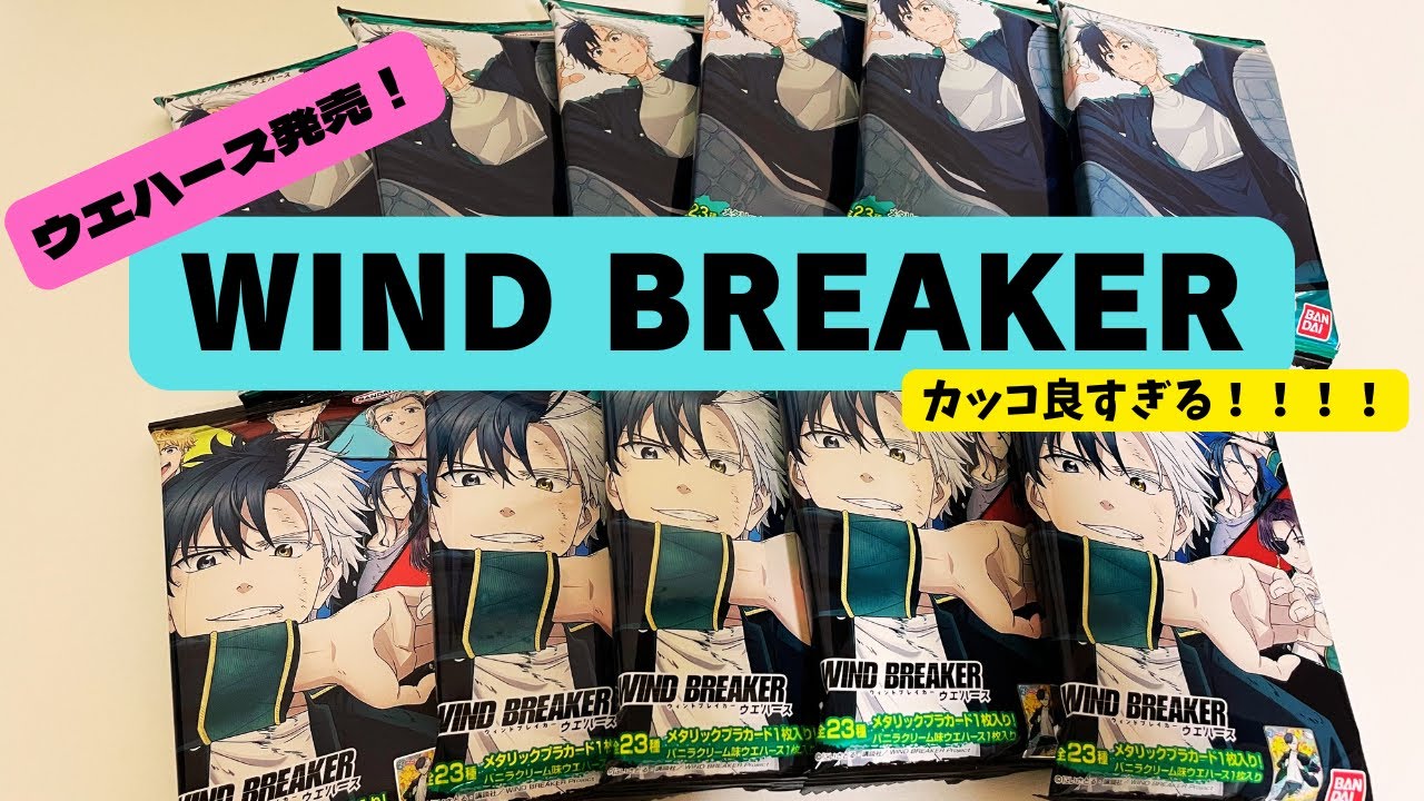 【ウィンブレ】【UNBOXING】WIND BREAKER ウエハース出たよ！