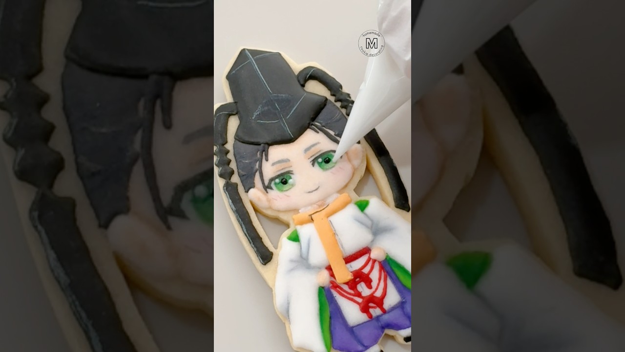 【逃げ上手の若君】諏訪頼重を食べられるアイシングクッキーにしてみた！ The Elusive Samurai