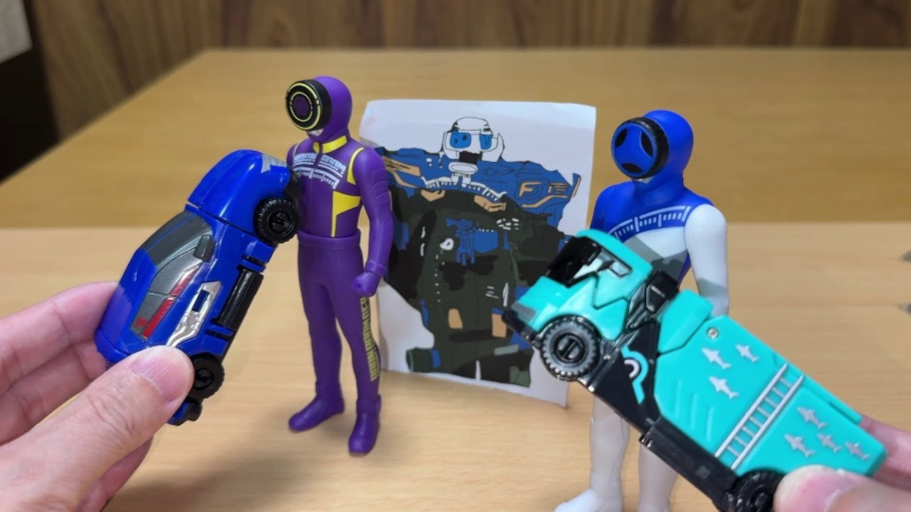 対向車線パンチ！爆上戦隊ブンブンジャー 第29話⑤劇中再現動画！ブンブルー＆ブンバイオレット完全勝利！Bakuage Sentai Boonboomger ep29