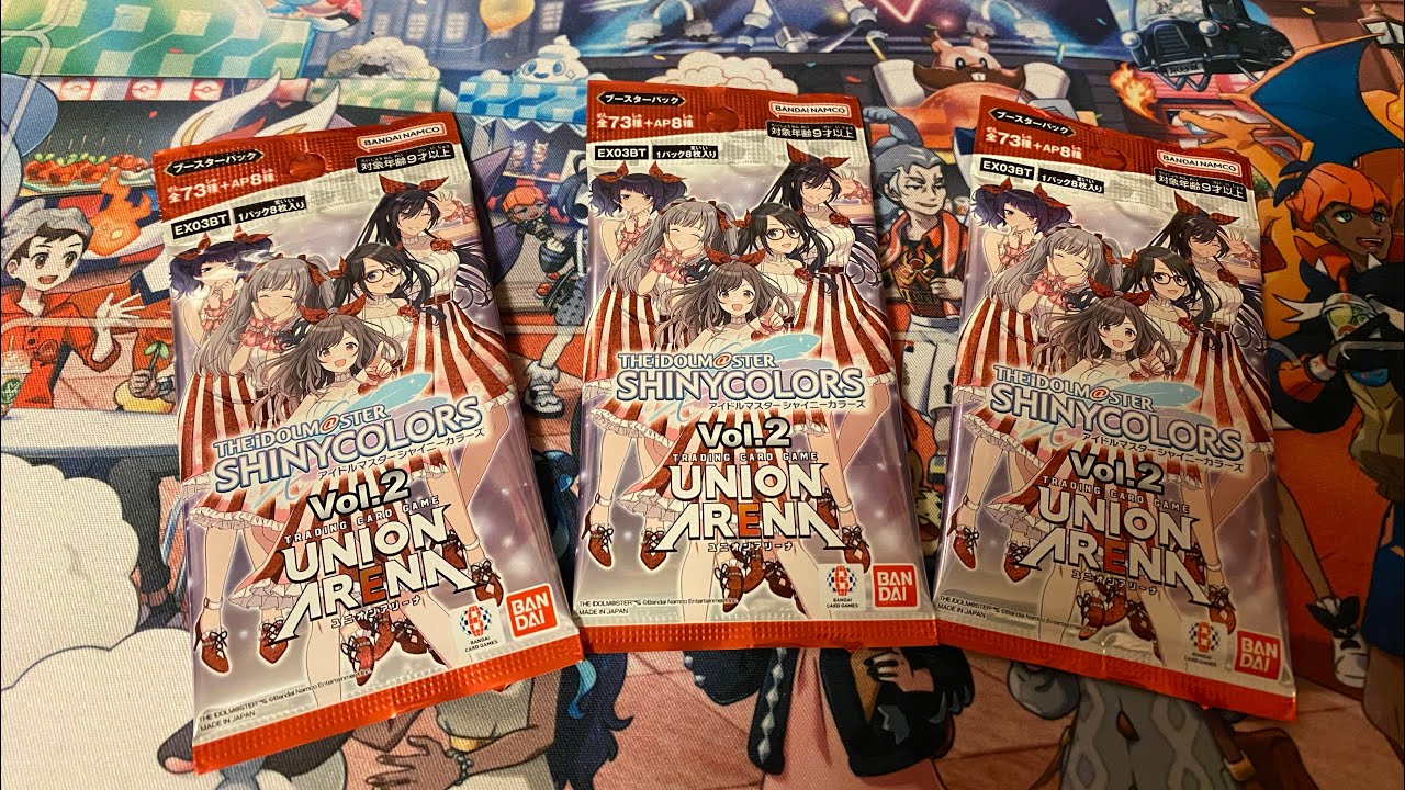 ユニオンアリーナ アイドルマスター シャイニーカラーズ Vol.2 3パック開封