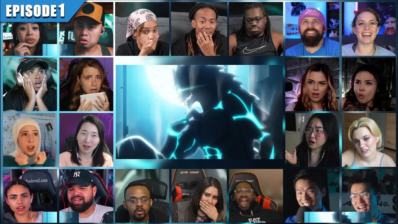 Kaiju No.08 Episode 1 Reaction Mashup | 怪獣8号