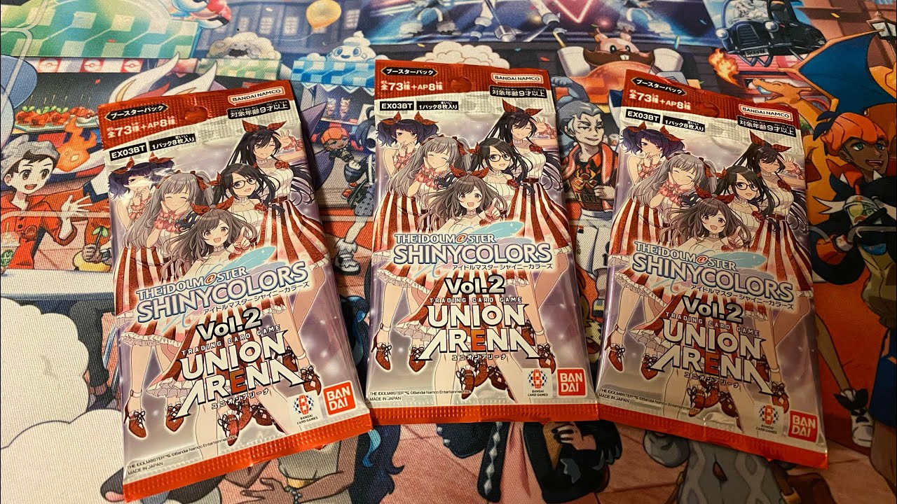 ユニオンアリーナ アイドルマスター シャイニーカラーズ Vol.2 3パック開封