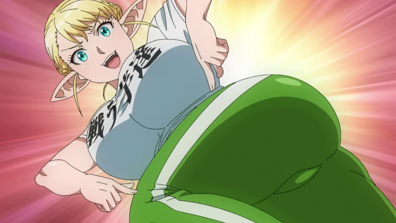 Cuando tu AMIGA ROMPE su PANTALON - Elf san wa Yaserarenai Episode 11 エルフさんは痩せられない 11話
