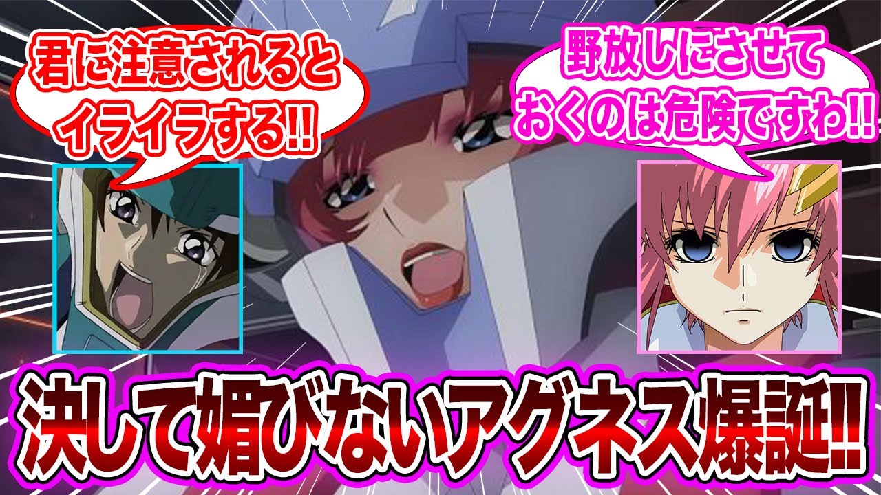 【IF】「キラ狙いは変わらないが媚びようとしない世界線のアグネス」に対するネット民の反応集【機動戦士ガンダムSEED FREEDOM】