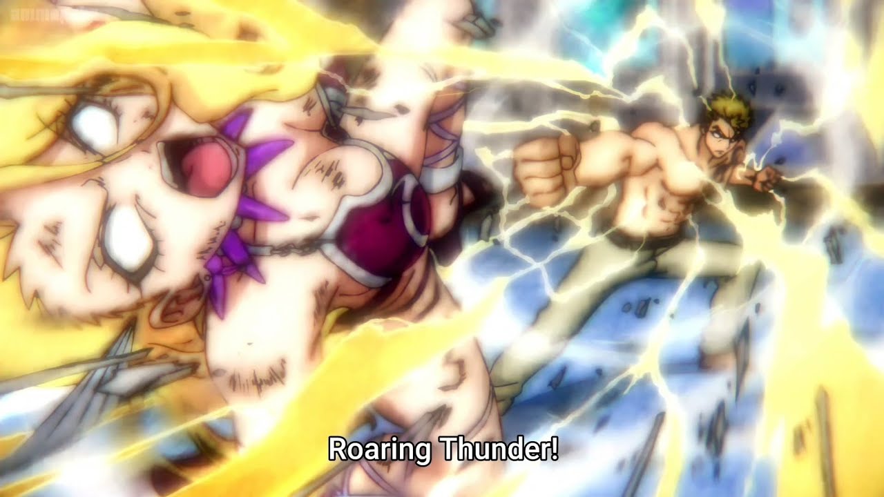 Laxus beats Kiria - Fairy Tail 100 Years Quest