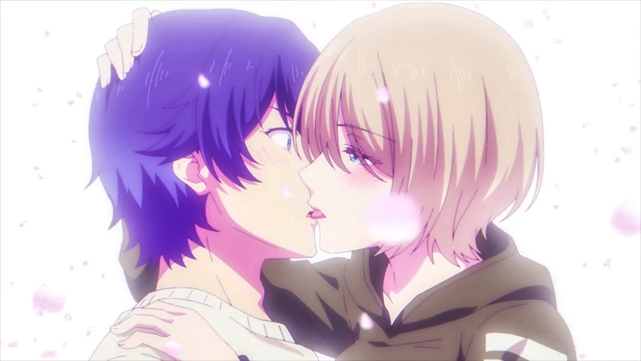 She Sticks Her Tongue In ? 🥵 Anime Kiss Moment