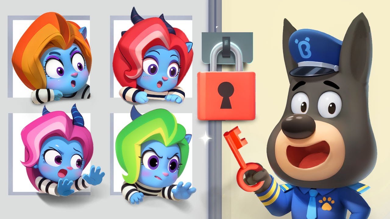 けいさつVSあくにん | ラブール警部の事件簿 | 赤ちゃんが喜ぶアニメ | 動画 | ベビーバス| BabyBus