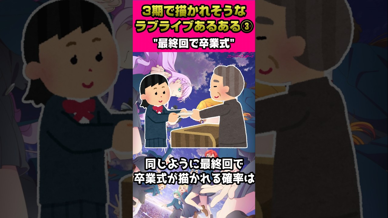 ラブライブスーパースター"３期"で描かれそうなラブライブあるある③「最終回で…」【#ラブライブ!】#lovelive  #shorts #μʼs #Aqours #虹ヶ咲 #Liella