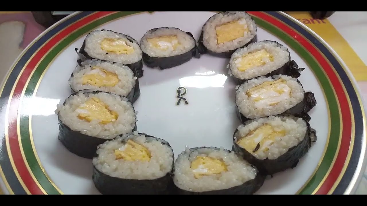 卵巻きを作りました😊 #sushi #おうちごはん