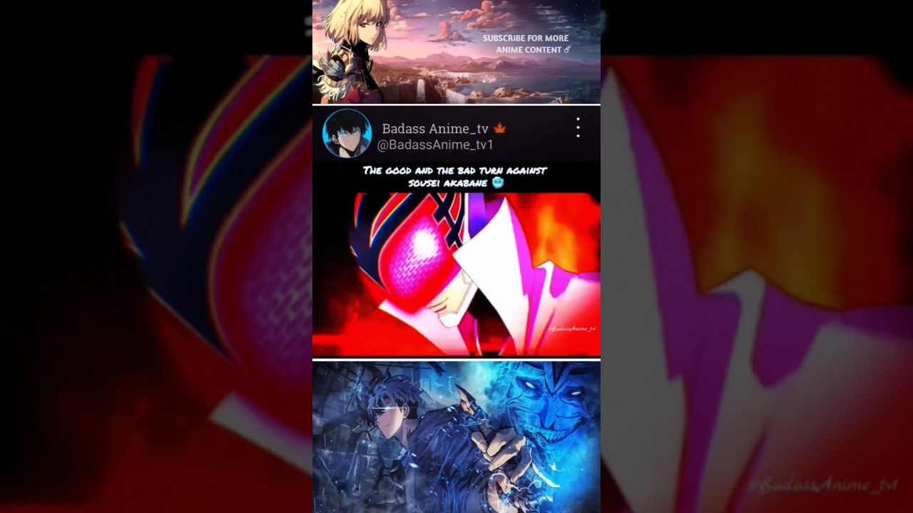 The good and the bad turn against sousei akabane 🥶 #anime #shorts #animeedit