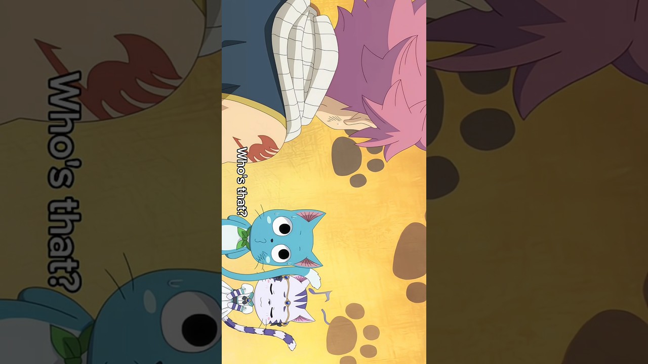 Happy forgot Carla for a moment 😂 | Fairy Tail 100 Years Quest | #anime #happy #carla #natsu #shorts