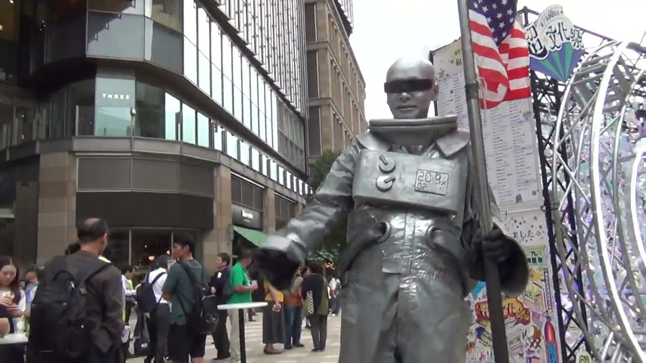 アストロノ－ツ　東京ディスプレイ協同組合60周年記念イベント「超・文化祭」2024年9月28日 スタチューパフォーマンス