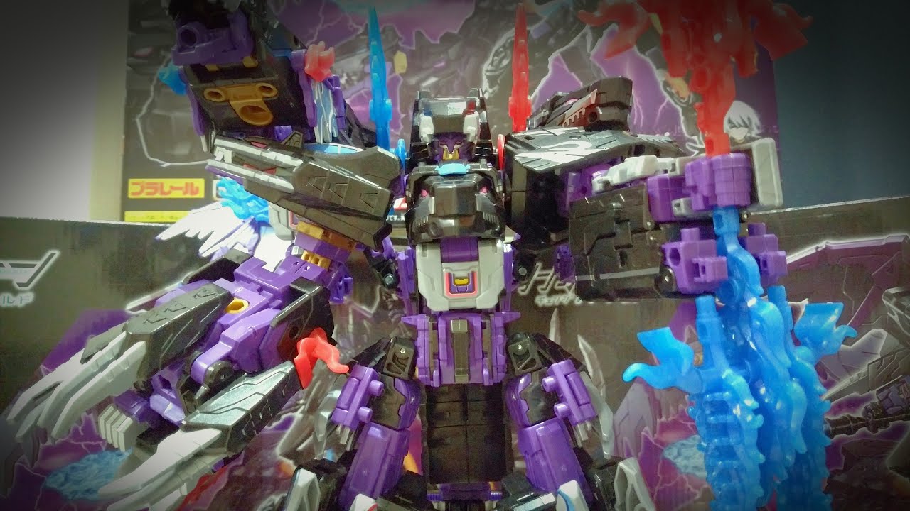 【#シンカリオン チェンジザワールド】👿冥府の王に終わりは無い…。　［ハーデスシンカリオン デストロイフォーム］×３で俺合体レビュー❗　〘#プラレール 〙