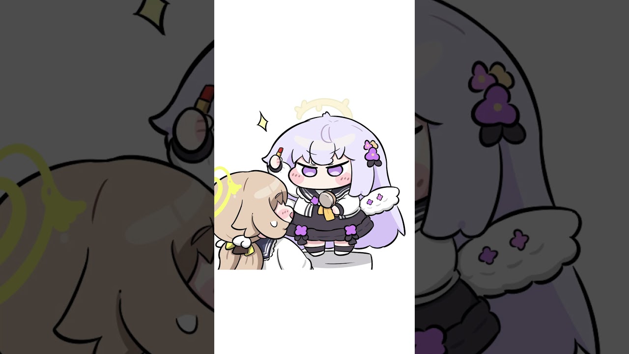 化粧  #ブルーアーカイブ #블루아카이브