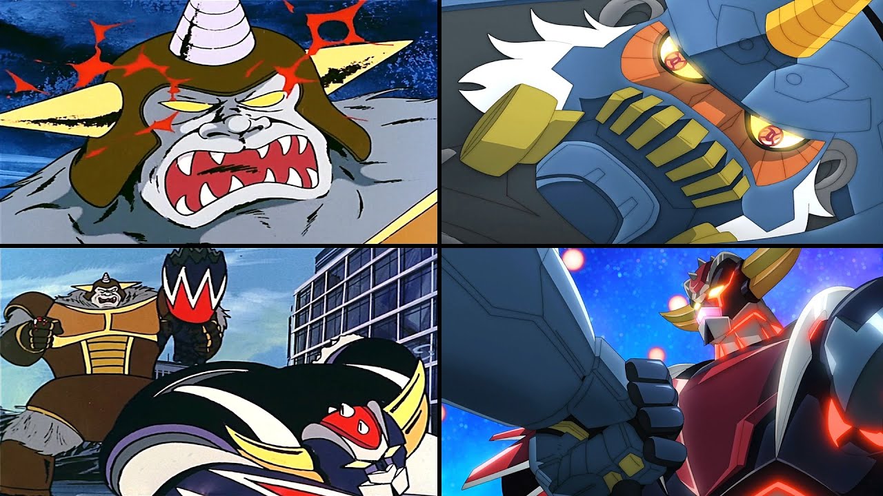 Grendizer U VS King Gori Comparison (Mazinger X Gorilla)[グレンダイザーU UFOロボ マジンガーX ベガ獣キングゴリ比較 1975 2024]