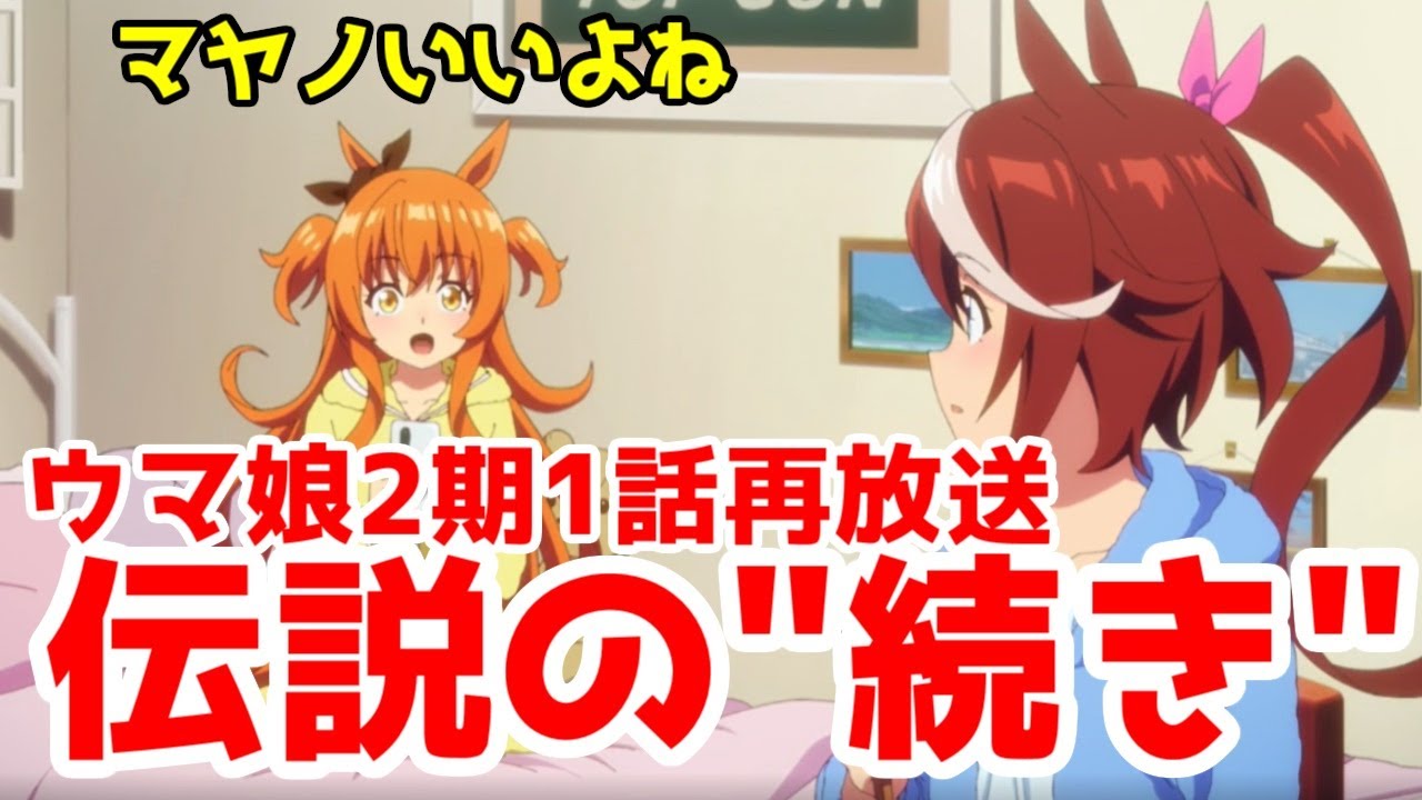 【ウマ娘2期1話】伝説の続き、色褪せぬ帝王【再放送アニメレビュー】