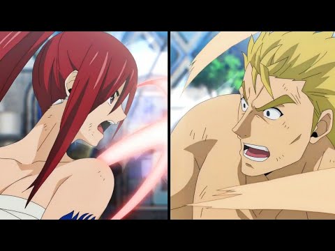 Fairy Tail 100 Years Quest - Erza vs Laxus