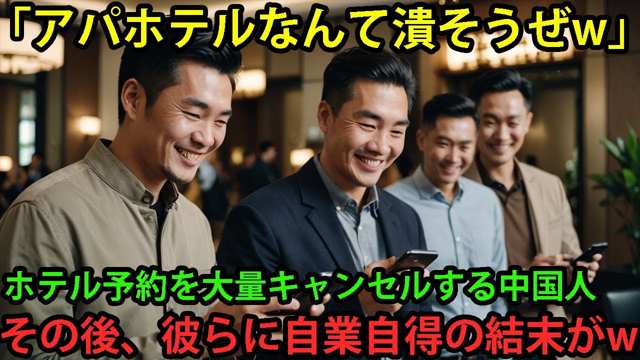 【海外の反応】「アパホテルは最低だ！」予約をボイコットするも逆に宿泊を拒否される中国...その理由が自業自得すぎて恥をかく中国大激怒w