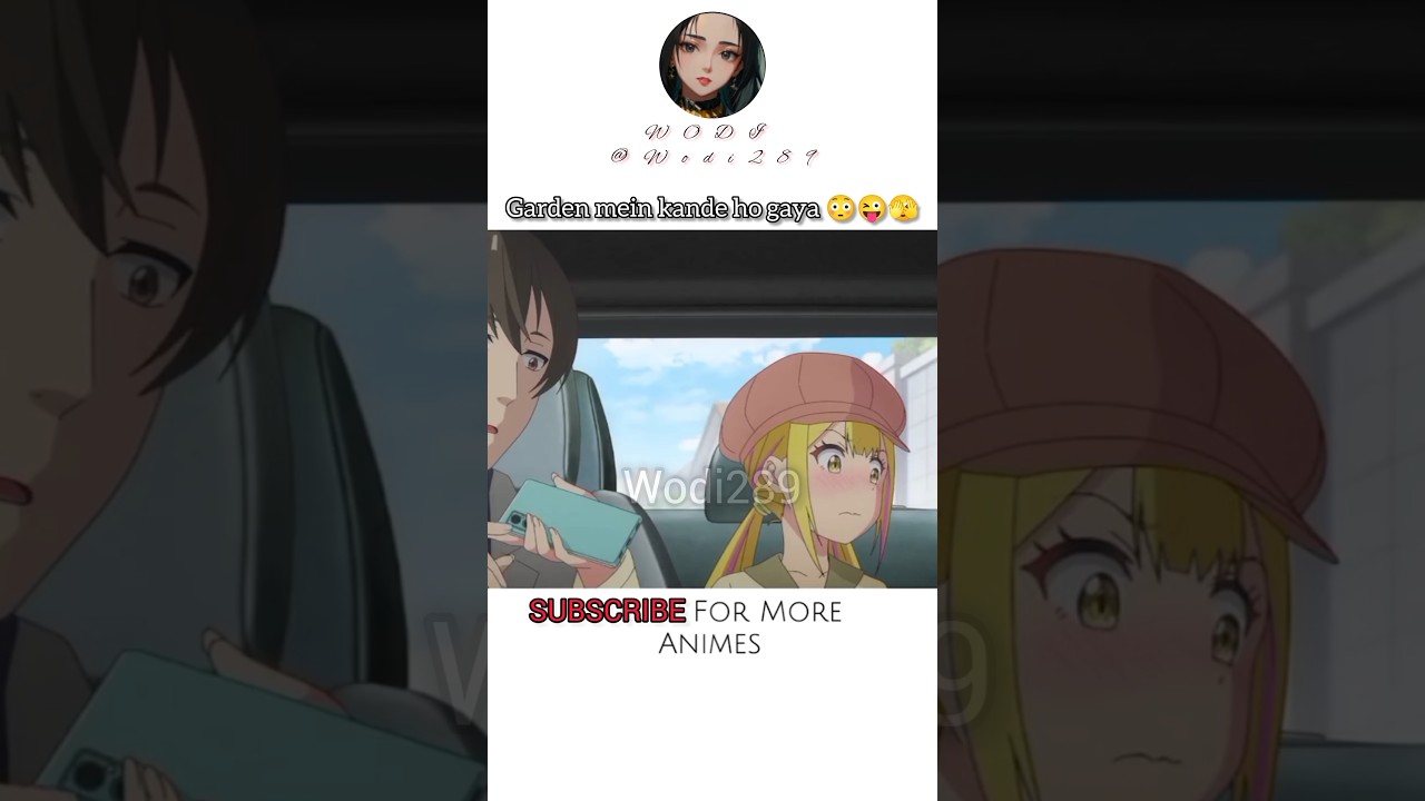 Garden mein kande ho gaya 😳😜🫣🤣 #youtubeshorts #anime #@Wodi289 #animelover  #animeedit