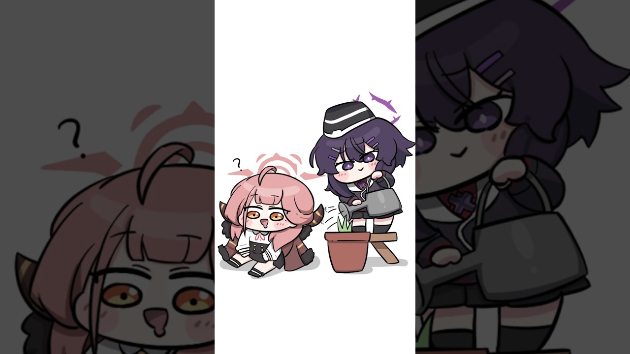 じょうろ  #ブルーアーカイブ #블루아카이브