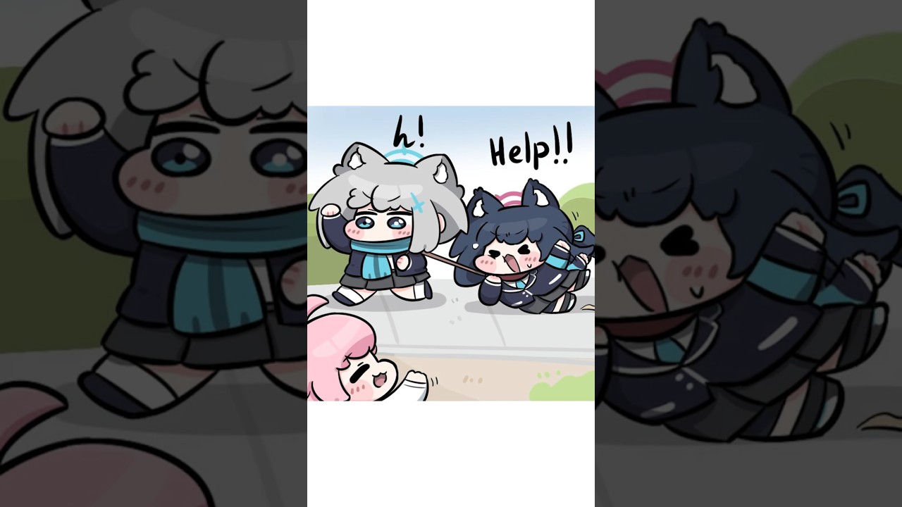 散歩 #ブルーアーカイブ #블루아카이브