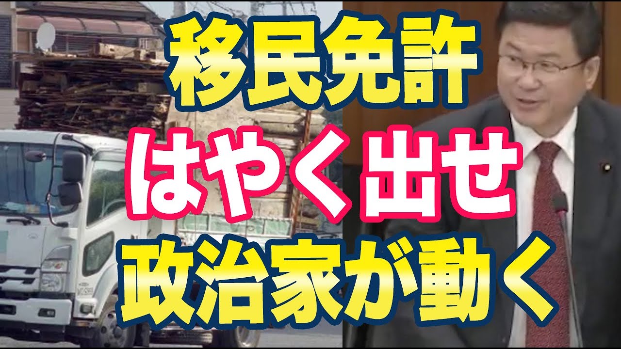 国会議員「日本語のわからない人に免許を早く！」ネット「ダメだって！何考えてるの？」