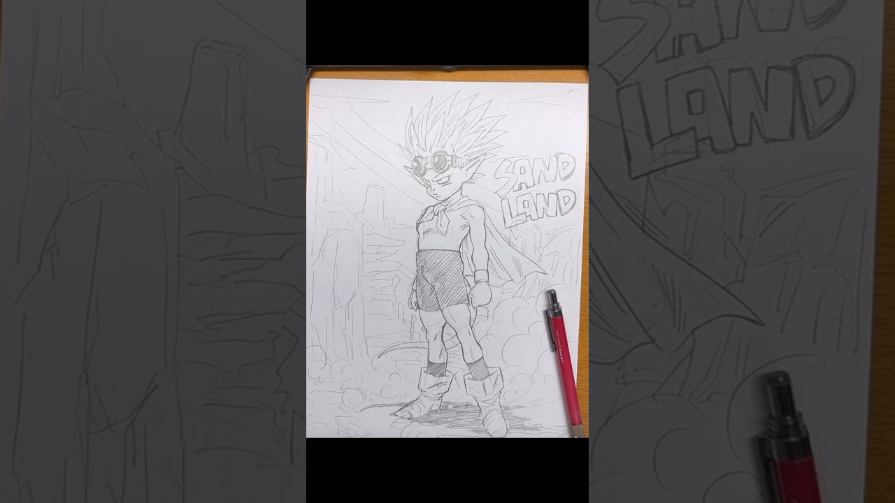 SANDLAND ベルゼブブ描いてみた#サンドランド #sandland #描いてみた