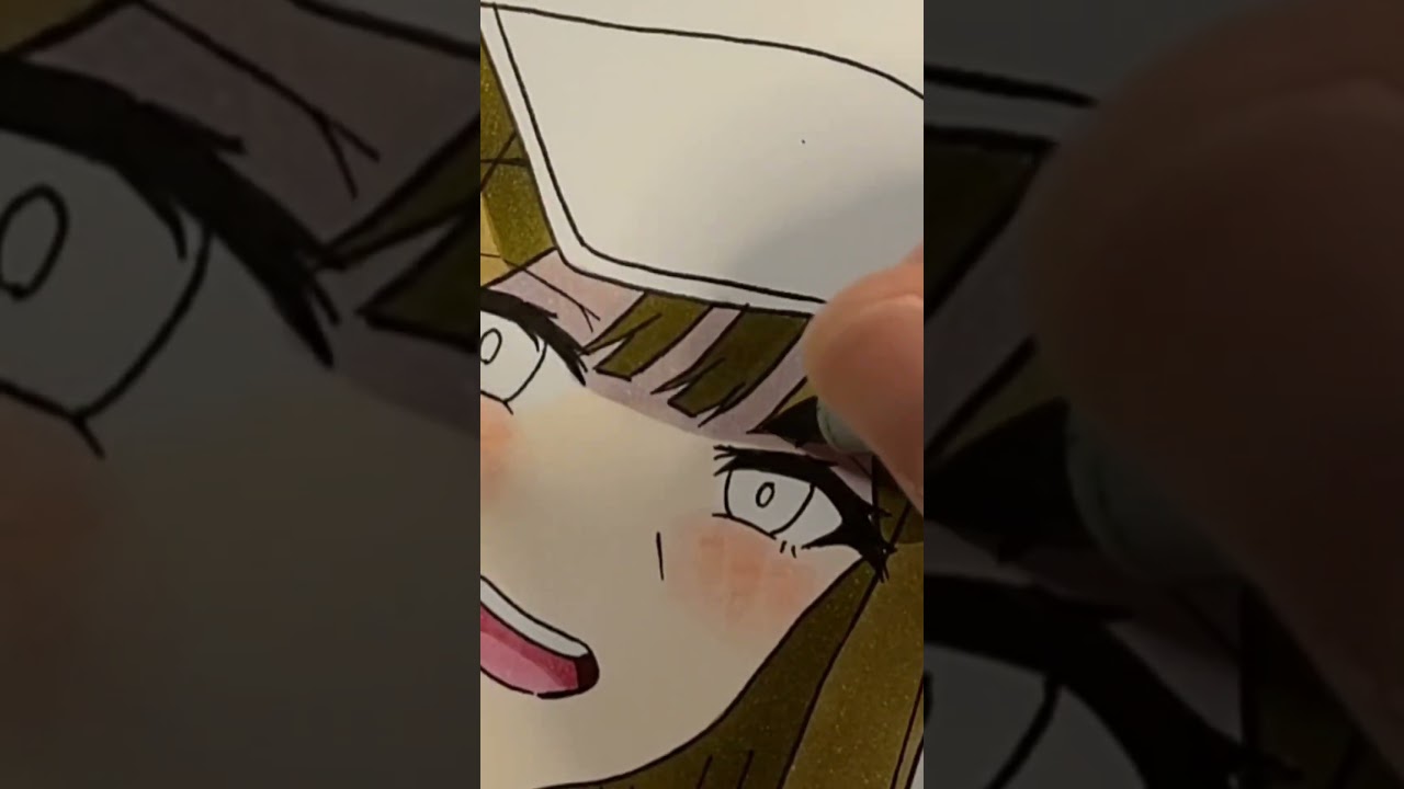 【イラスト】2024夏アニメの三大脳を破壊してきたアニメを描いてみた『色塗り編』「逃げ若×ロシデレ×先輩は男のこ」#shorts #animeart #art #drawing #イラスト #asmr