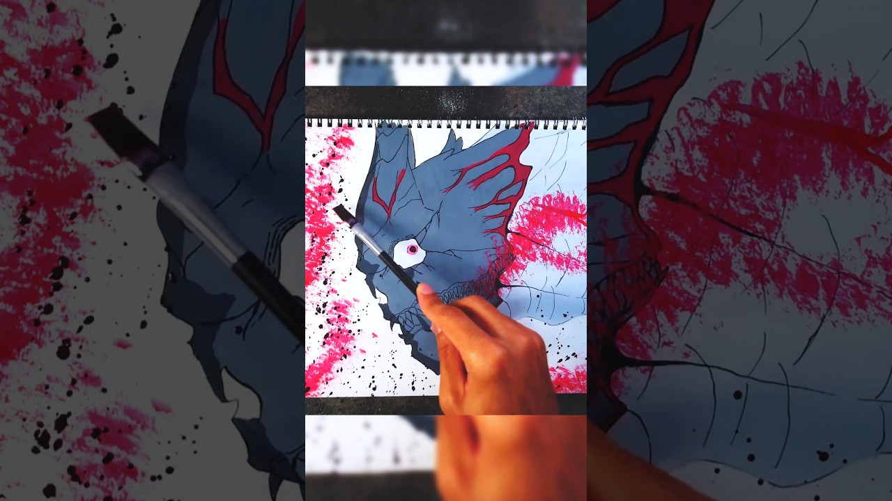 怪獣8号描いてみた!!!【日比野カフカ】#アニメ #anime #比較 #イラスト #drawing #art #怪獣8号 #日比野カフカ #描いてみた #絵 #nobody