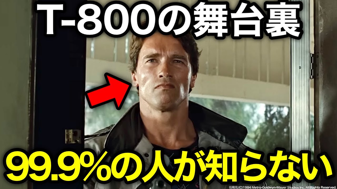 【ターミネーター】T-800役にシュワちゃんが起用された理由・経緯について完全解説