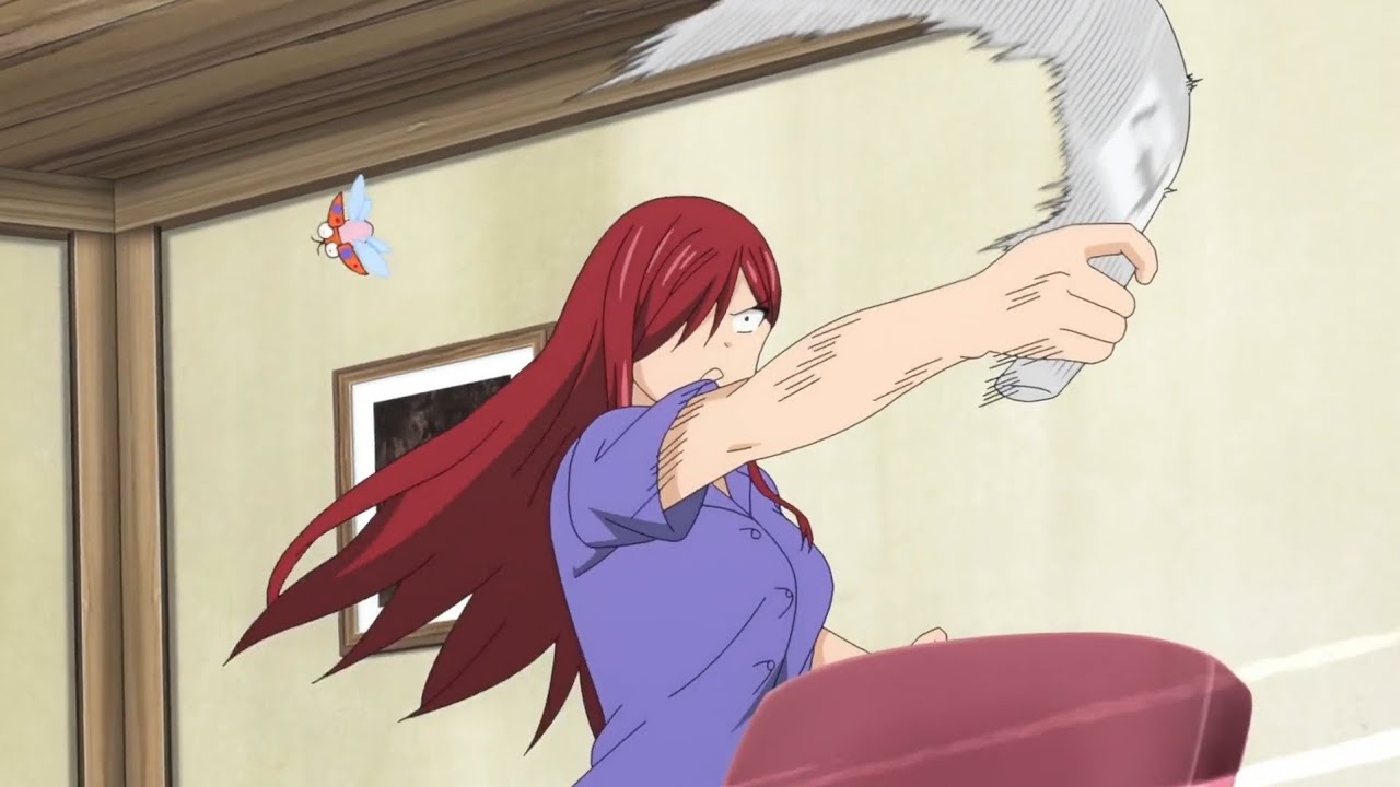 Erza funny moment - Fairy Tail 100 Years Quest