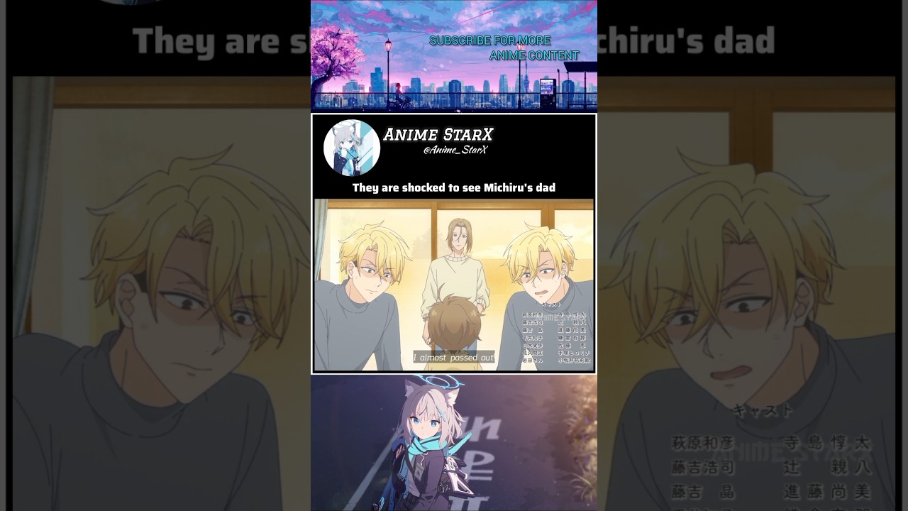 They are shocked to see Michiru's dad 👀 | TADAIMA, OKAERI | #anime #animeedit