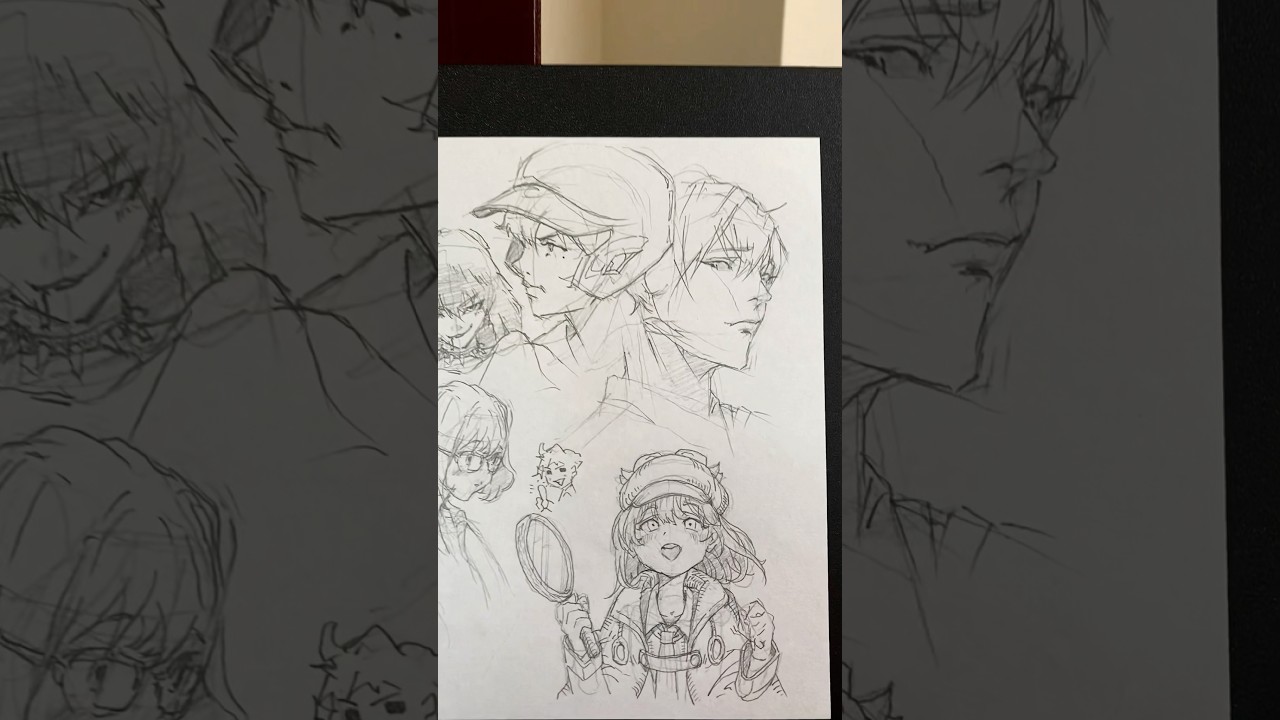 忘却バッテリーの要圭くんと清峰葉流火くんを描きました #ヨシメソ #イラスト描き方 #howtodraw #tutorial #鉛筆画