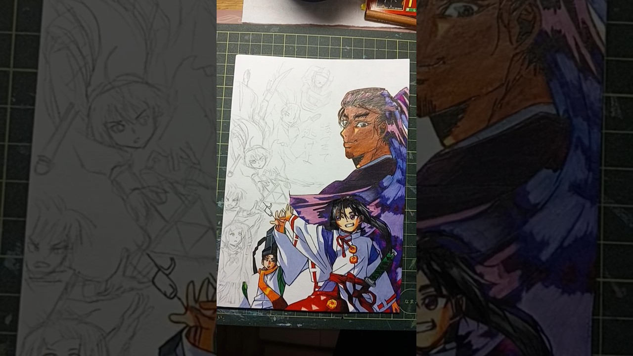 逃げ上手の若君描いてみました！ #アニメ #music