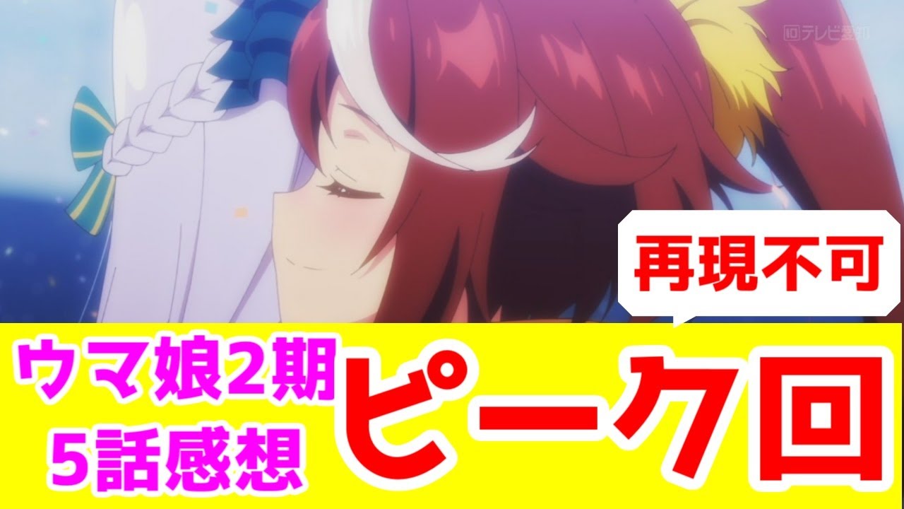 【ウマ娘2期5話再放送レビュー】神回にして「ピーク」回。再現不可能のテイオーVSマック