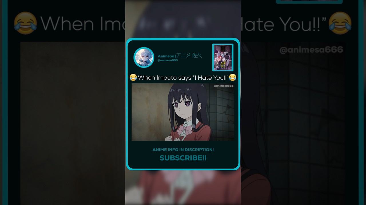 When you say NO to Imouto!!😱🤣 #anime #animeedit #animeshorts #shorts #mysteriousdisappearances
