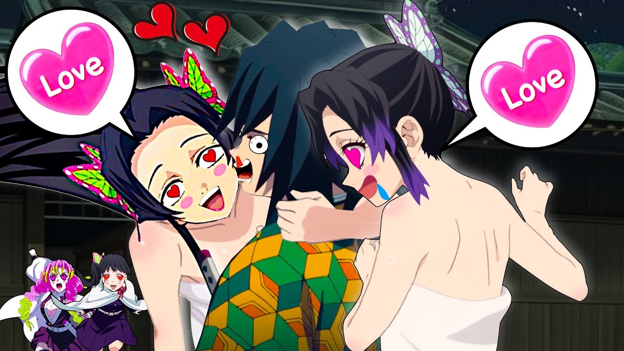 【鬼滅の刃】胡蝶カナエが冨岡義勇を大好きになるアニメ❤️【Demonslayer】Kanae will love Giyuu❤️