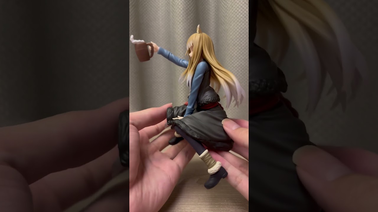 SEGAセガ TVアニメ 狼與辛香料 狼と香辛料 Spice and Wolf MERCHANT MEETS THE WISE WOLF 赫蘿 ホロ 乾杯 フィギュア #shorts #figure