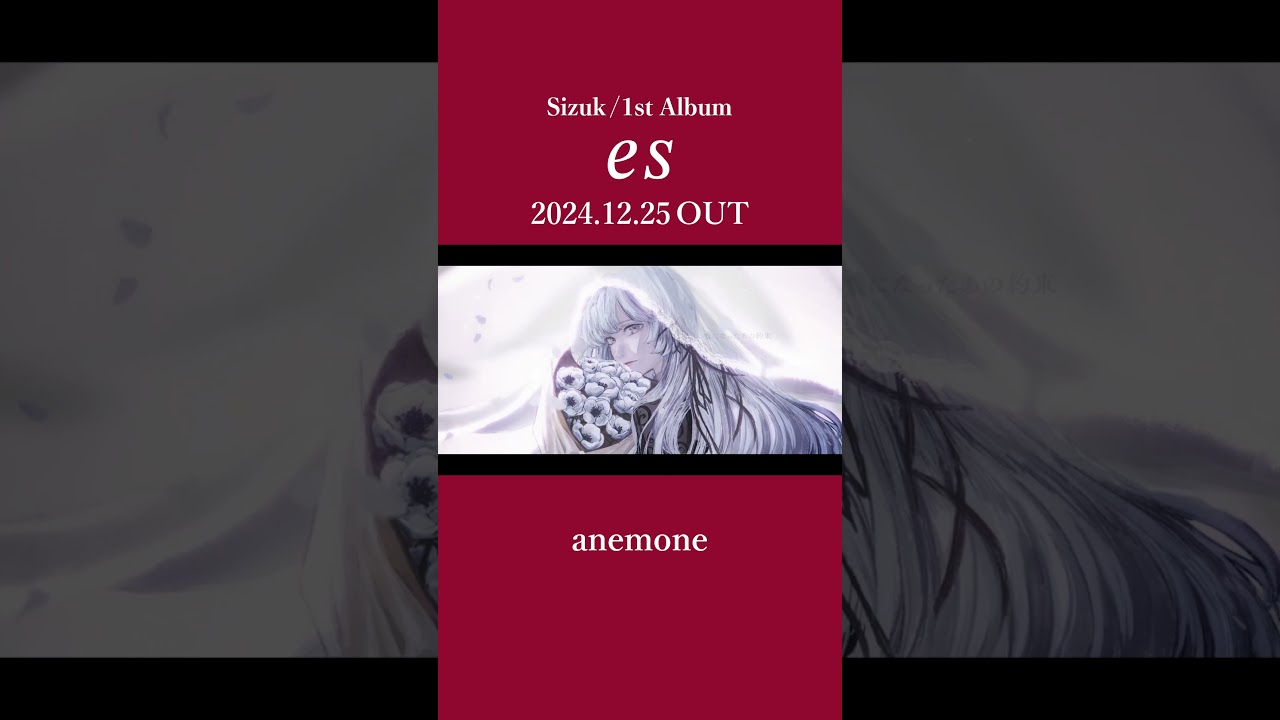 Sizuk/俊龍 - 1st Album「es」発売決定記念［収録曲紹介ショート動画・anemone］
