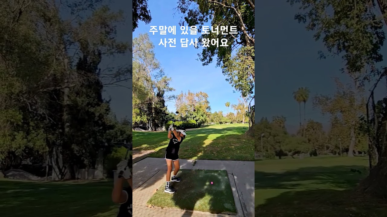 3번 우드 스윙 - 주니어 토너먼트 사전 답사 왔어요 ~ 112일차 DAY112 11월6일