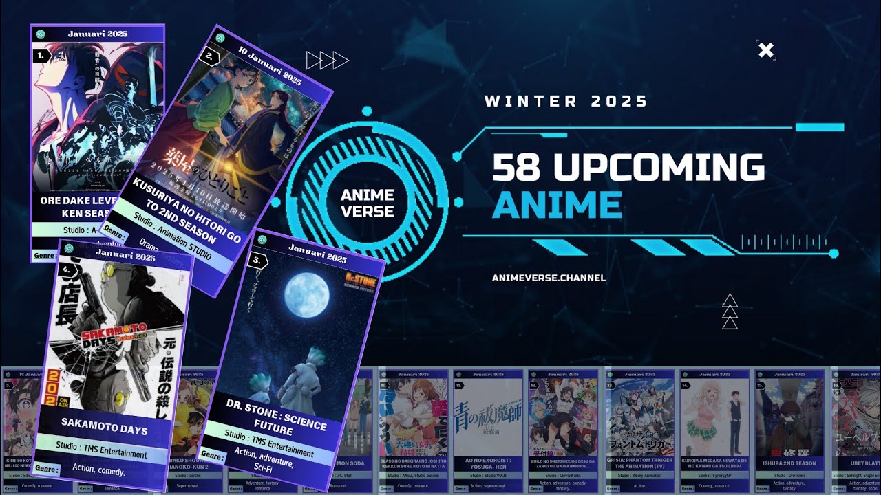 58 Anime yang Bakal Rilis di Winter 2025 | Januari-Maret
