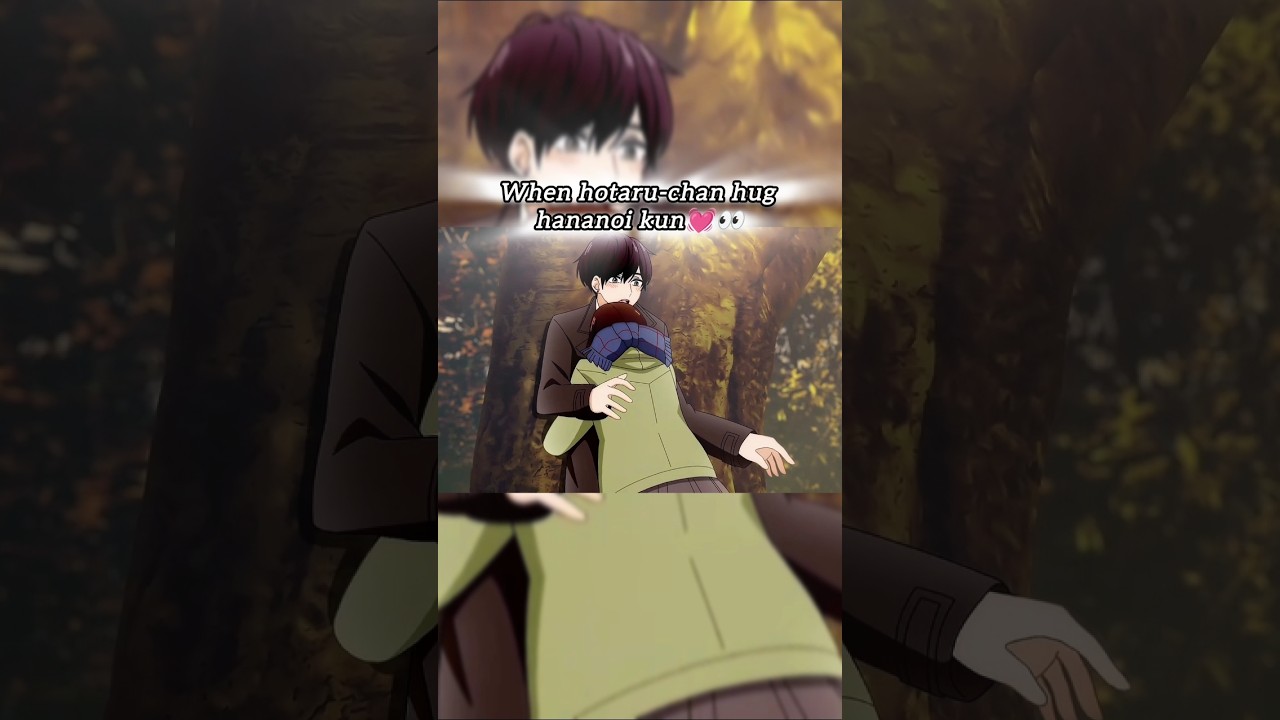 When hotaru hug hananoi_🫂💓👀#hug #animeshorts #feed