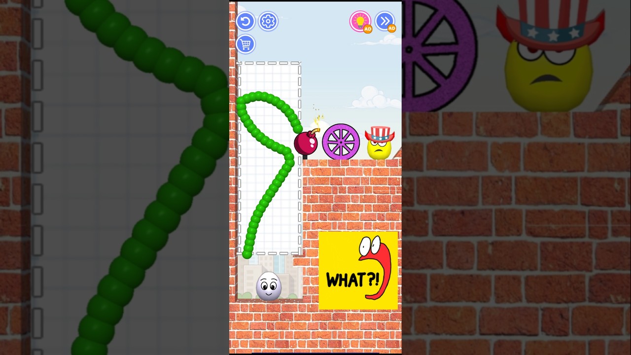 Easy vs Impossible draw to smash 😉 #drawtosmash #gamingshorts #monster #shorts