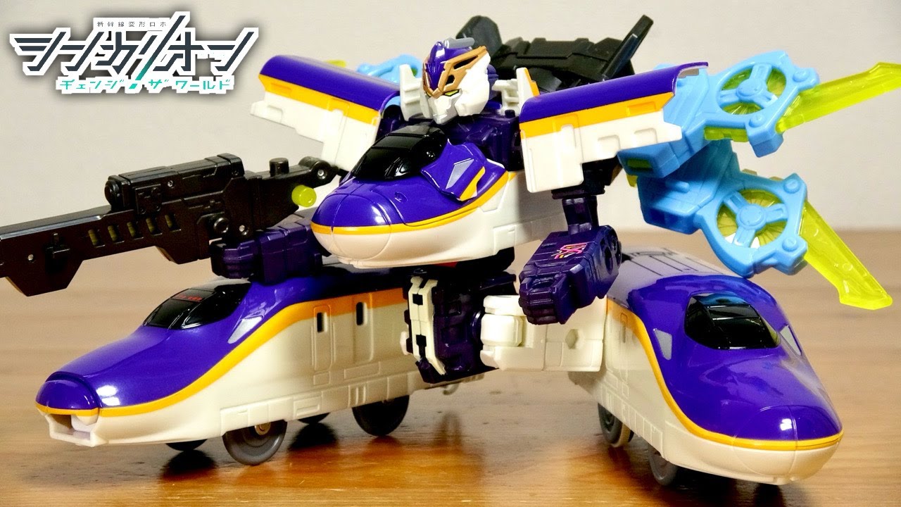 想像以上にカッコよかった！新幹線変形ロボ シンカリオン チェンジザ・ワールド E8つばさ ドローンフォーム エルダドローンも迫力の機体☆なすびと呼ばれた車両がこのカッコ良さ！プラレール