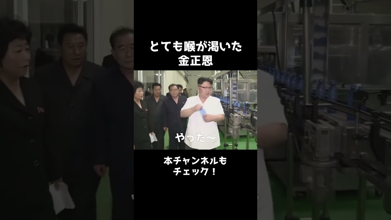 【北朝鮮】とても喉が渇いた金正恩  #北朝鮮 #金正恩 #面白い動画 #政治 #パロディ #アフレコ #kimjongun